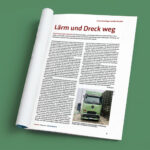 Lärm und Dreck weg